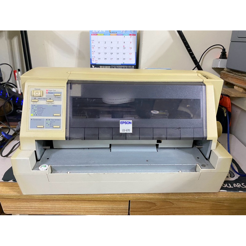 EPSON LQ-670 二手 印表機 點陣印表機