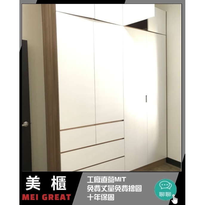 【挑戰最低價】工廠直營．系統家具．E1-V313塑合板．開門衣櫃