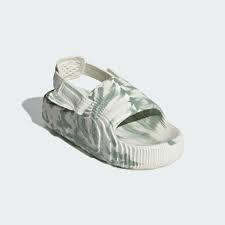 ADIDAS《實體店》ORIGINALS ADILETTE22 XLG 涼拖鞋 可拆式 渲染 防水 女 白綠IE5652