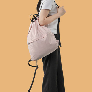 現貨🎒輕便束口後揹包 旅行抽繩雙肩包 女生包包 時尚後揹包 百搭輕量揹包 學生包 防潑水束口包 收納大容量出國旅行包包
