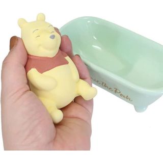 日本 Sunart｜迪士尼 小熊維尼 POOH｜浴缸 造型 陶瓷 加濕器 擺飾