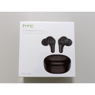 HTC E-mo1真無線藍芽耳機PLUS(黑)