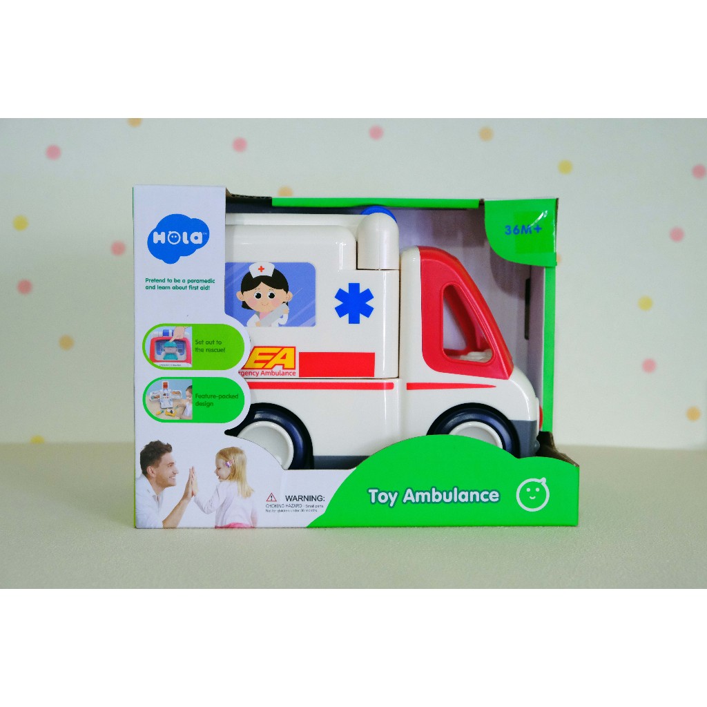 📍匯樂📍早教救護車 聲光玩具 音樂玩具 汽車玩具 旋轉汽車 醫生玩具 醫生配件 嬰幼兒玩具