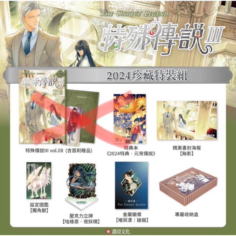 特殊傳說Ⅲ【2024珍藏特裝組】沒有書及特典本，其他都有