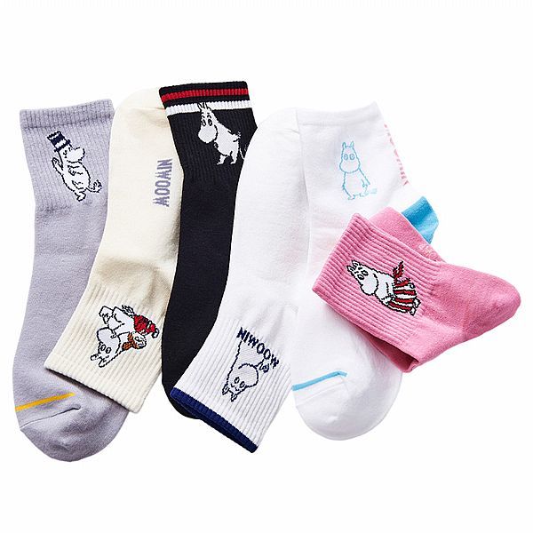 ONEDER 旺達棉品 姆明系列少女襪(1雙入) 款式可選【小三美日】DS020718