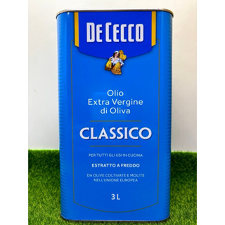 【捲髮阿嬤的柑仔店】＃De Cecco得科＃義大利特級初榨橄欖油(鐵桶) 3L/桶