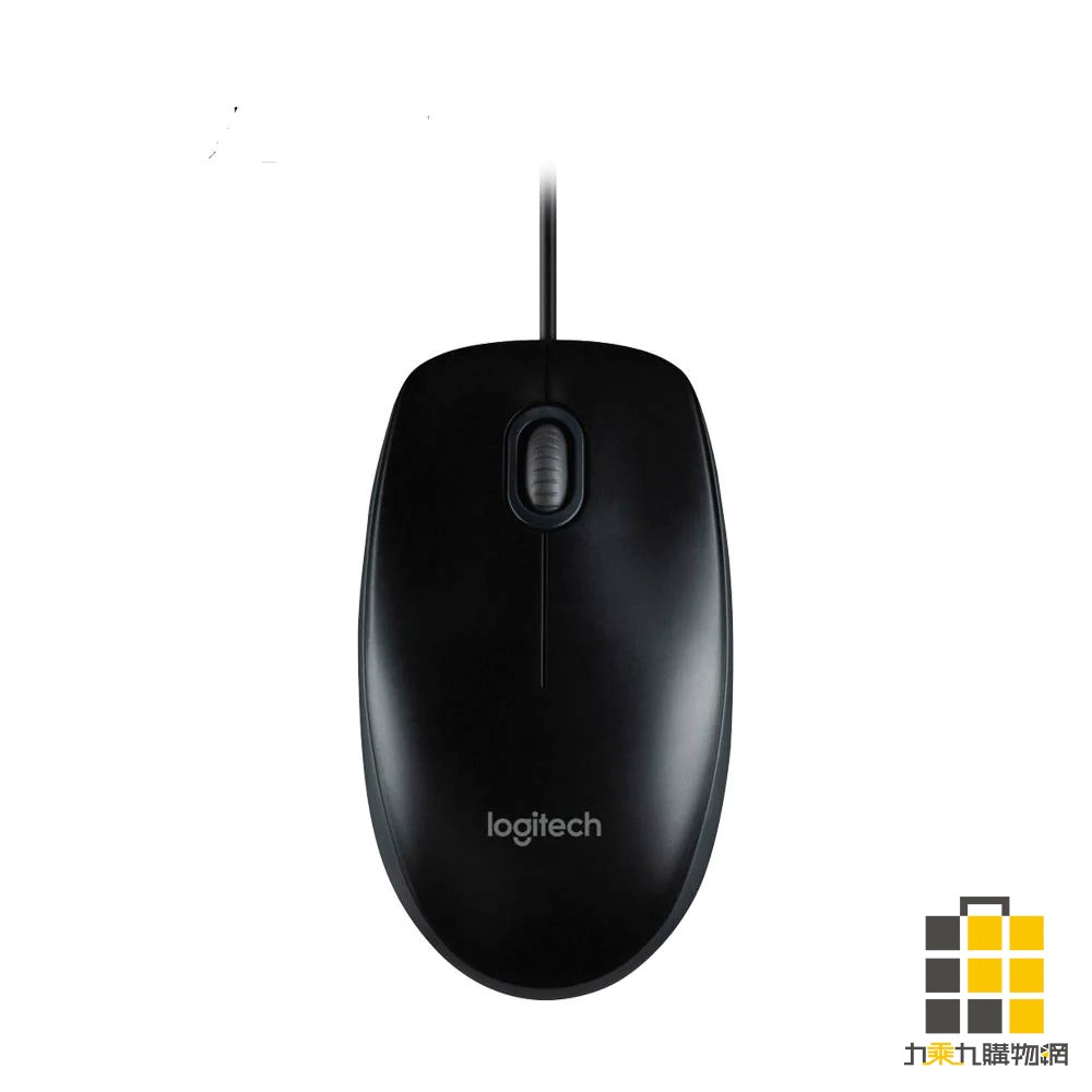 Logitech︱M100r有線滑鼠(新版)【九乘九文具】素面滑鼠墊 電競 3C電腦周邊 遊戲靜音滑鼠 有線滑鼠 辦公鼠