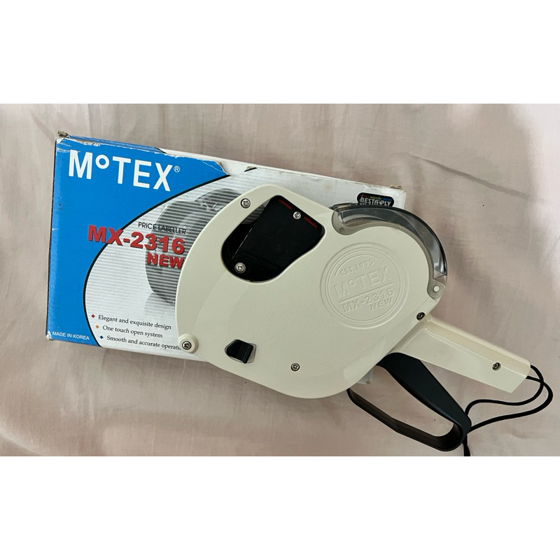 MoTEX MX-2316 打標機、標籤機、標價機  打價機 打標機 韓國原裝進口10*7位
