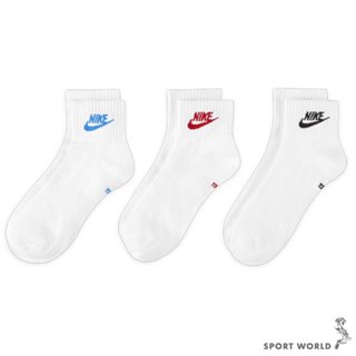 Nike 襪子 短襪 3入組 紅藍黑【運動世界】DX5074-911