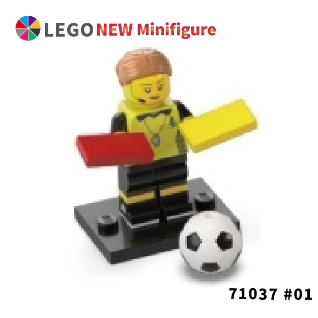 【COOLPON】正版樂高 LEGO 71037 24代 人偶包 Football Referee 足球裁判 1號