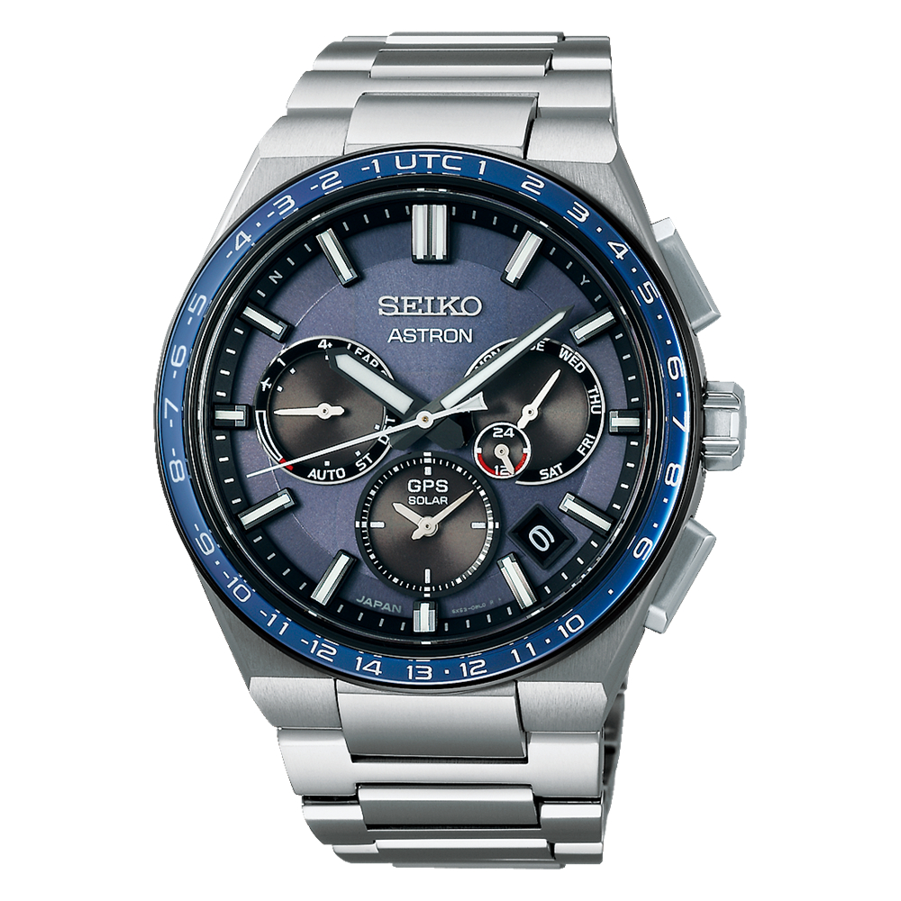 SEIKO 精工 Astron 廣告款 GPS衛星定位雙時區鈦金屬手錶 SSH109J1-B SK010