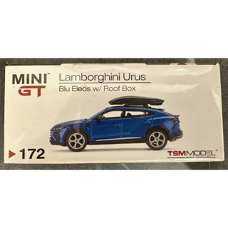 Mini Gt No.172 Lamborghini 藍寶堅尼 Urus 藍色 背書包 模型車 模型