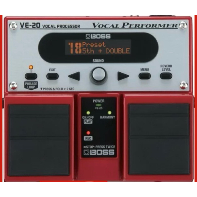 經典數位合聲器 BOSS VE-20 BOSS VE-20 VOCAL PERFORMER 人聲 效果器