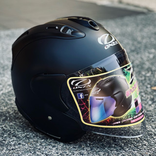 ONZA KOR 安全帽 3/4罩 MAX-R6 R帽 雙倒流 MAXR6 消光黑 尾翼 後導流 鴨尾