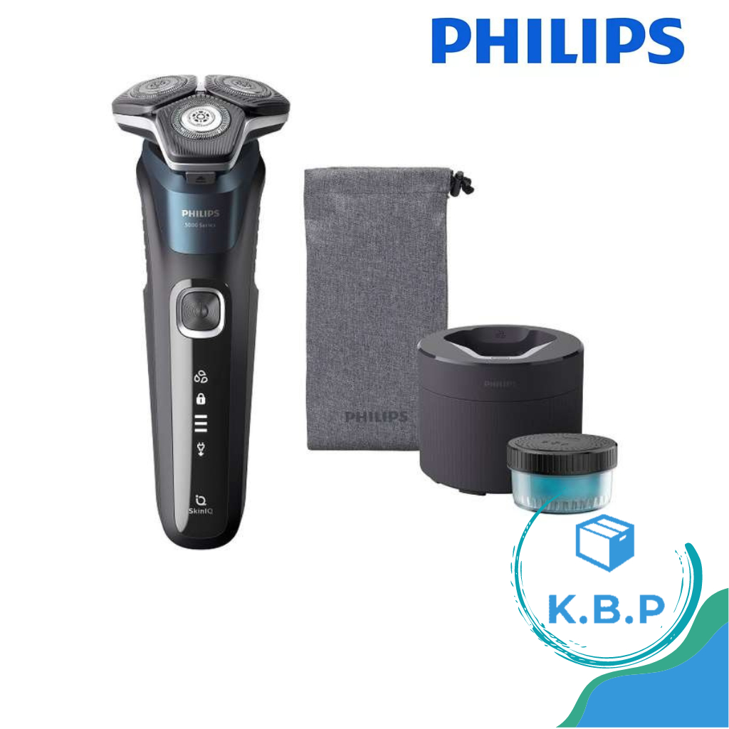 Philips S5889/60 電鬍刀 3刀頭 360度 充電式 國際電壓 附洗淨