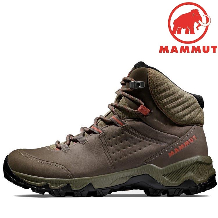 Mammut 長毛象 Nova IV Mid GTX 女款 防水中筒皮革登山鞋 3030-04730 40227 棕/杏