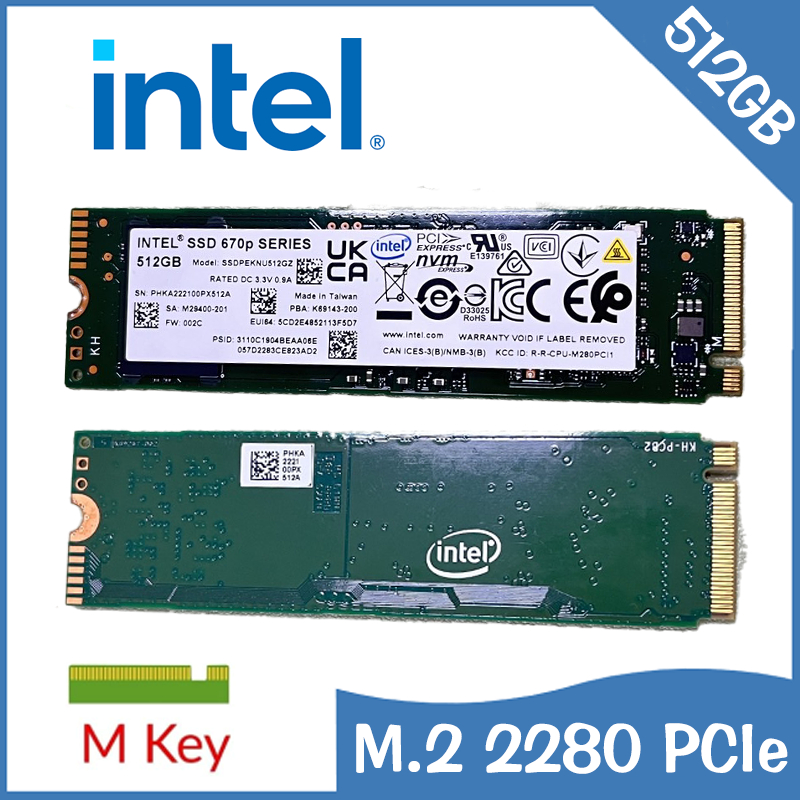 Intel 英特爾 670p Series 512GB M.2 2280 PCIe NVMe SSD 固態硬碟