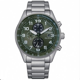 【CITIZEN 星辰】軍風飛行錶 光動能三眼計時錶CA0770-72X 43mm 現代鐘錶