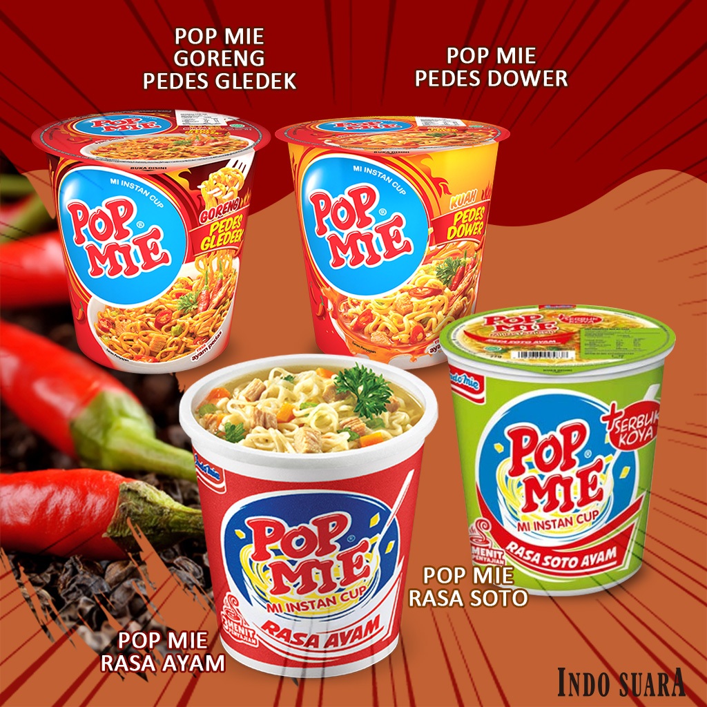 印尼 杯麵 / MIE CUP (POP MIE / GAGA MIE)