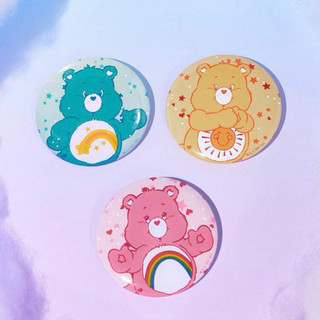Care Bears 彩虹熊 愛心熊 徽章 別針 胸針