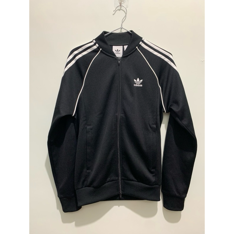 二手/中古 愛迪達 adidas originals 復古 棒球 教練 運動外套 黑色 CW1256 男版xs9.5成新