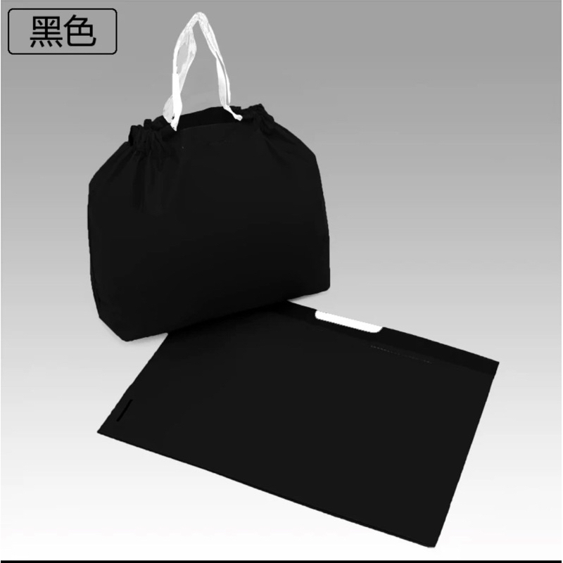🧡現貨🧡30*20*10 黑色 束口袋 PE塑膠袋 手提袋 購物袋 包裝材料 童裝袋 女裝袋 包材 服飾店 塑膠袋