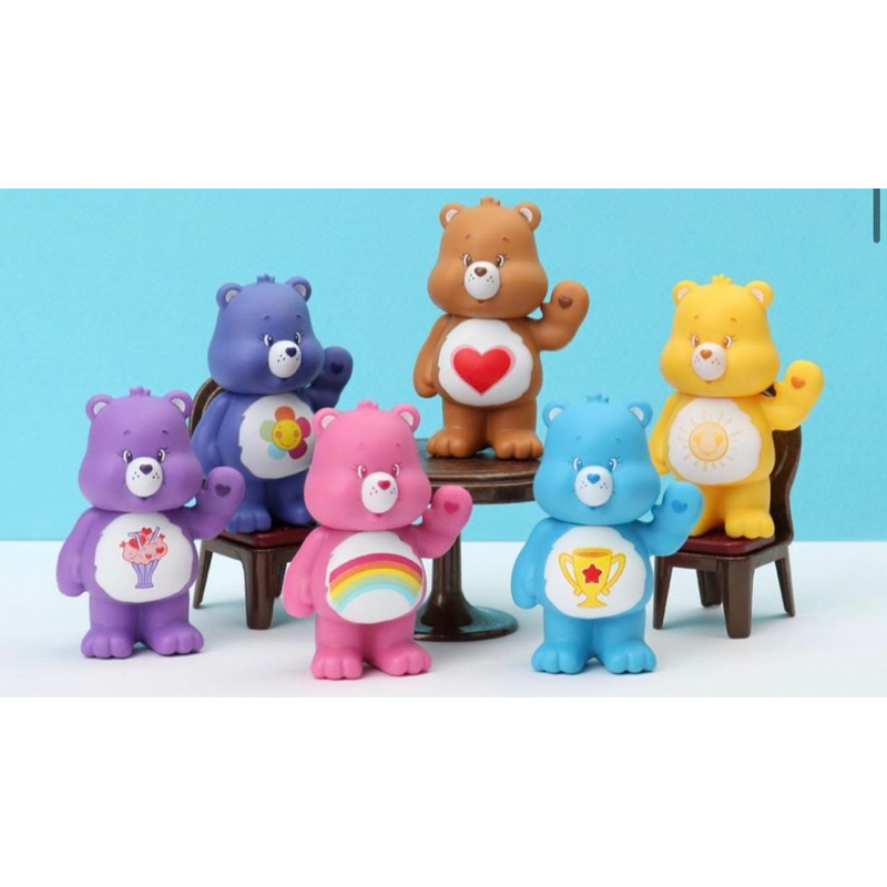 現貨正版！韓國設計 Care Bears 限量 盲盒 稀有 女友喜歡 禮物 可愛特別 愛心熊 多愛熊 冠軍熊