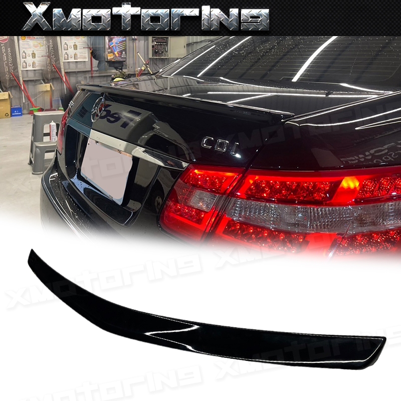 XM碳纖維精品 BENZ W212 AMG款 尾翼 亮黑 實體店面 歡迎聊聊