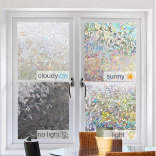 玻璃貼 防窺貼 窗戶貼 窗貼 免膠貼 貼紙 玻璃膜 彩虹膜