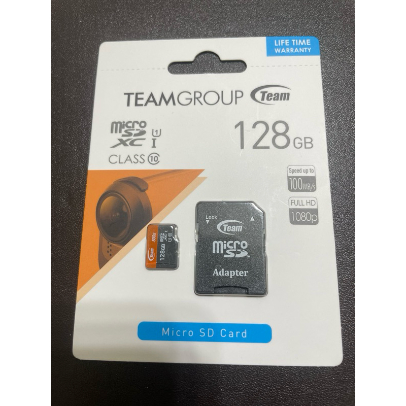 Team 十銓 microSD TF 128G U1 A1 C10高速記憶卡