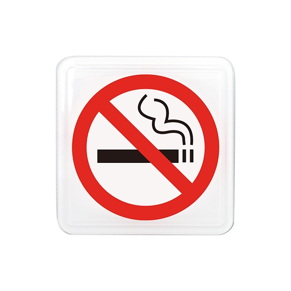 禁止吸菸 圖標 WIP 0254 貼牌 禁止抽煙 標示牌 禁菸 指示牌 禁止吸煙 告示牌 附泡棉 6x6cm
