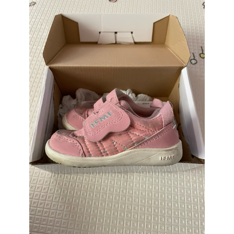 （二手 ）日本IFME女寶童鞋13.5粉色星星