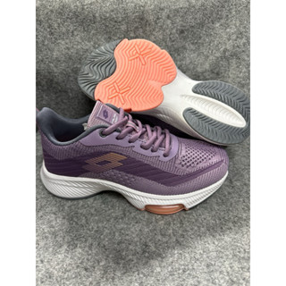 麻糬鞋屋👟LOTTO樂得 女鞋 SP800 編織 前掌氣墊 避震 慢跑鞋 運動鞋 6357 藕紫特價499元