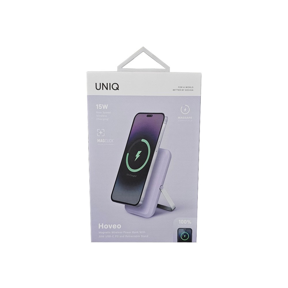 UNIQ-HOVEO5000mAh20W支架磁吸行動電源