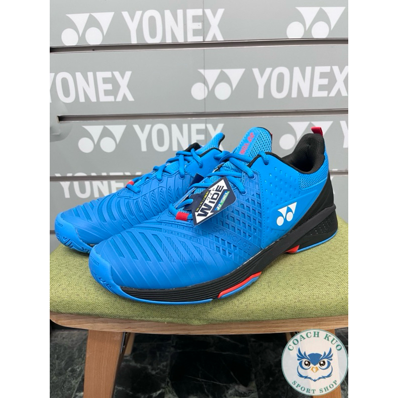 (郭教練運動用品店）YONEX POWER CUSHION SONICAGE 3 WIDE 寬楦 網球鞋