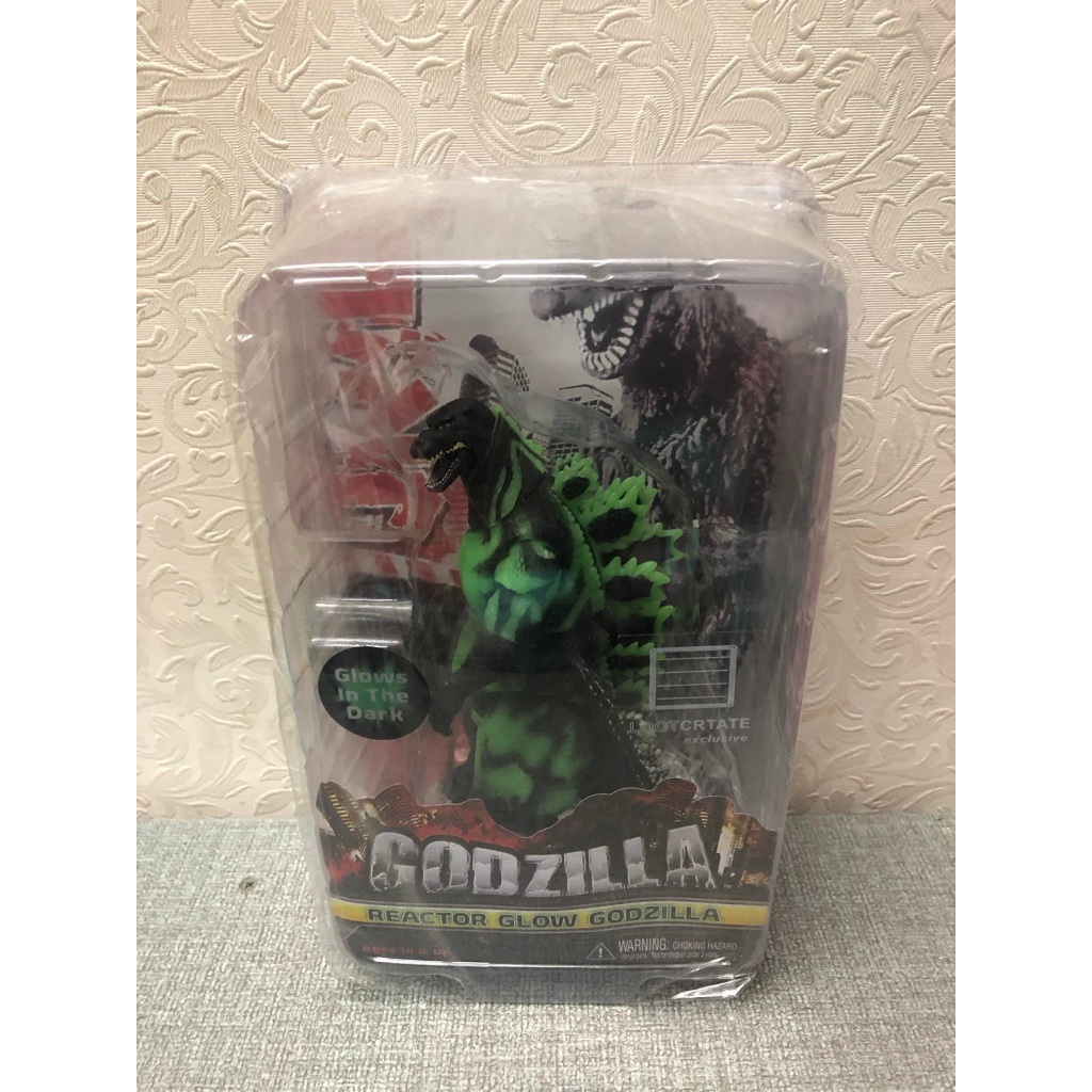 哥吉拉 NECA 吸光 Godzilla 夜光 螢光 關節可動 模型 玩具