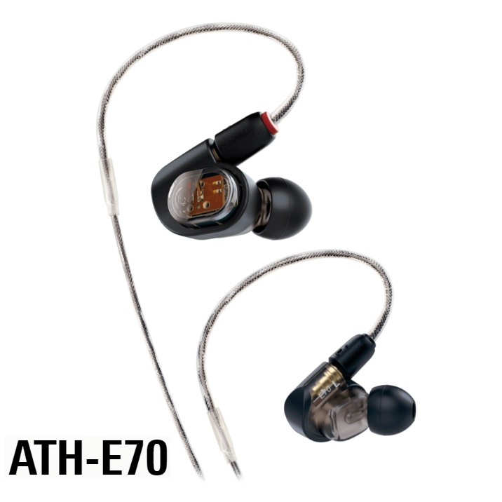 【最優惠】限量正品 Audio Technica ATH-E70 封閉式 耳道式 監聽耳機 鐵三角 ATH E70