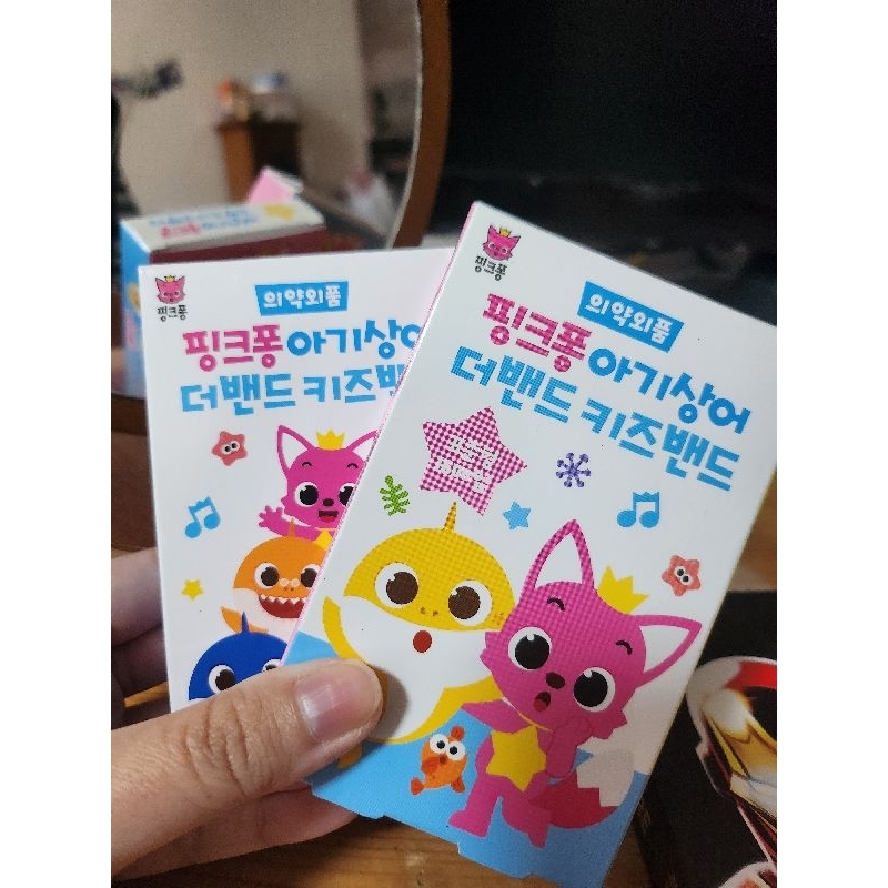 現貨 韓國卡通ok蹦 pinkfong kitty 卡比獸 鋼鐵人