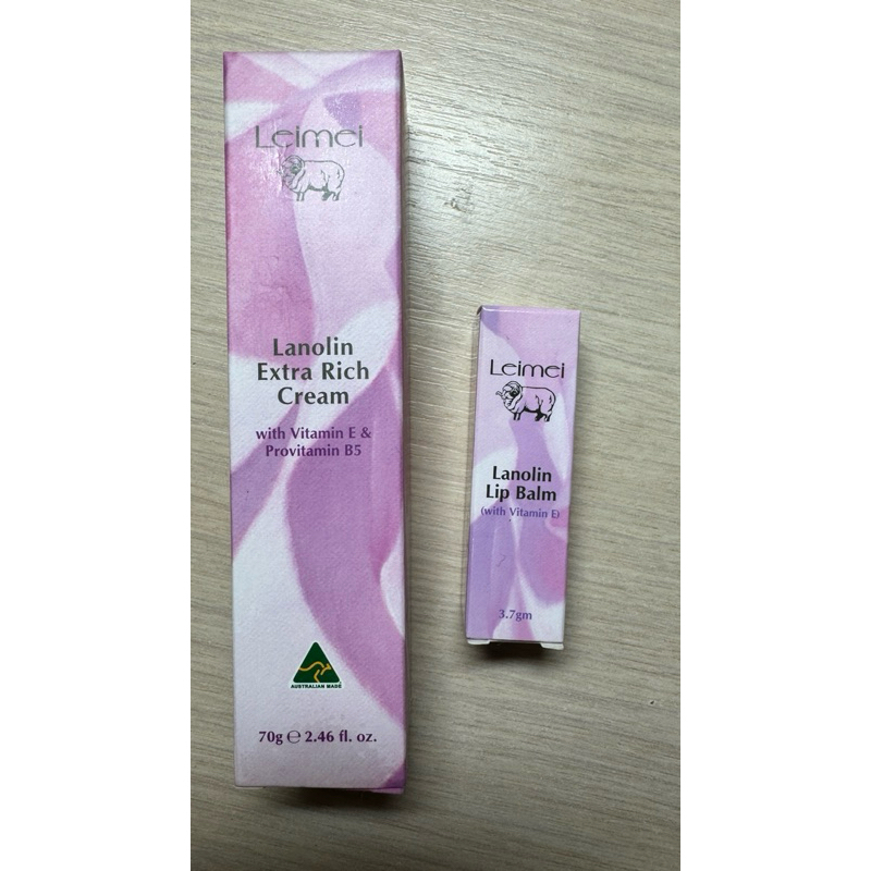 澳洲 Leimei 綿羊油滋養霜（護手霜）+護唇膏