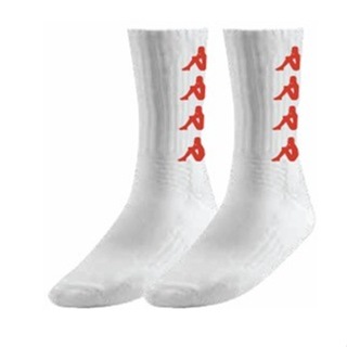 KAPPA 時尚型男休閒運動中筒襪 白3雙 3036CP0906008