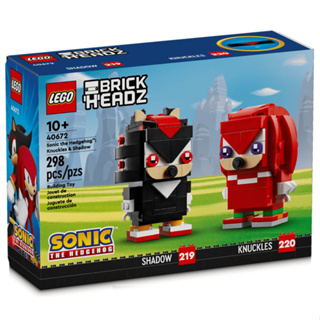 ［想樂］全新 樂高 LEGO 40672 Brickheadz 音速小子 Sonic the Hedgehog 納克和夏特