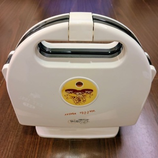 「 全新販售品 」獅子心 LION HEART LWM-106 電熱夾式烤盤鬆餅機 整機可直立擺放 尾翼電源繞線隱藏。