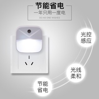 智慧光控感應LED小夜燈 0.5W 廁所燈 走廊燈 玄關燈 馬桶燈 LED燈 光控燈 J2SP