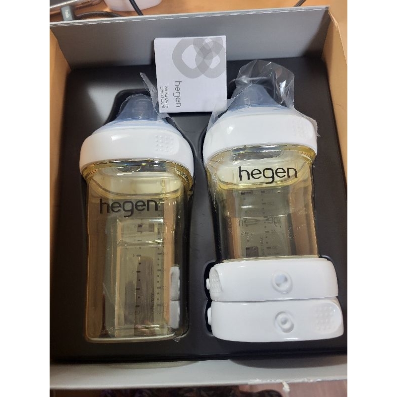 全新hegen奶瓶禮盒 (240ml+150ml)