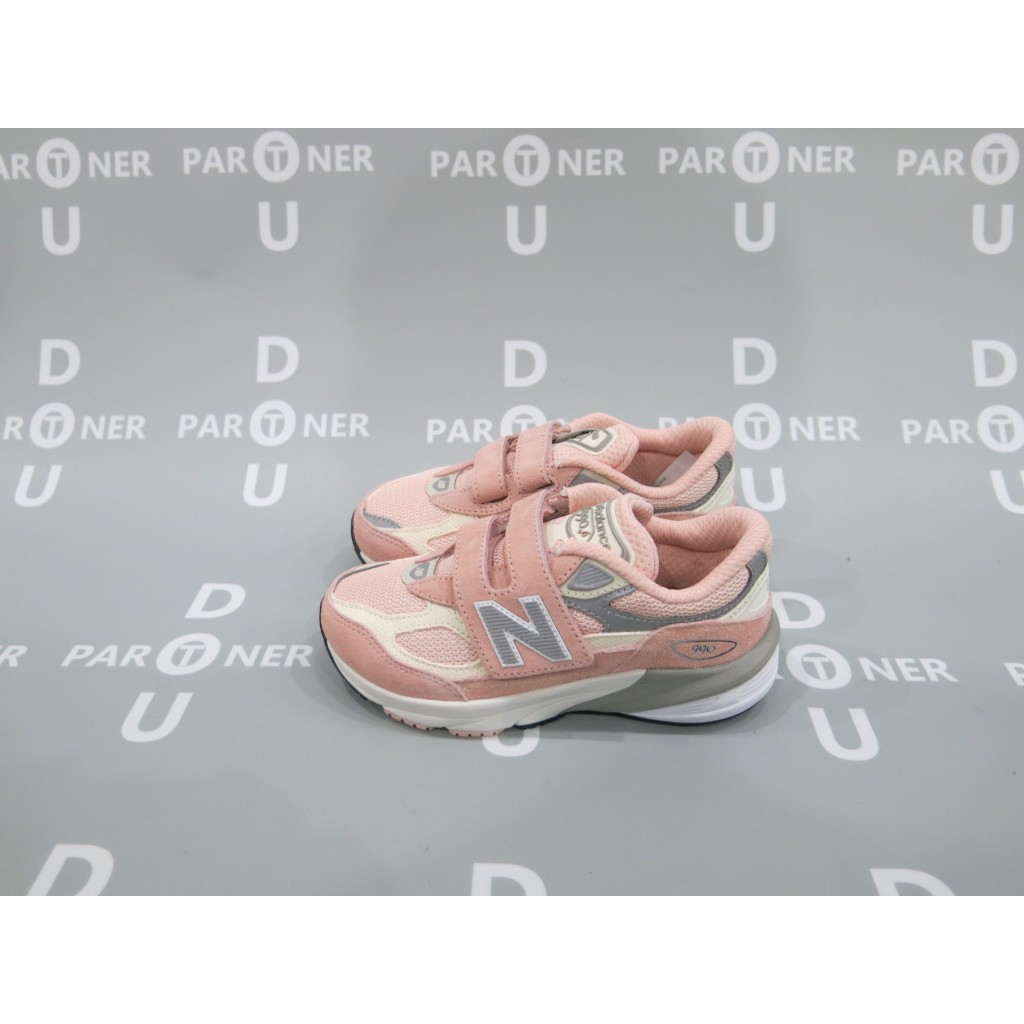 【Dou Partner】New Balance 990  中童鞋 慢跑鞋 運動鞋小朋友 魔鬼氈 PV990PK6