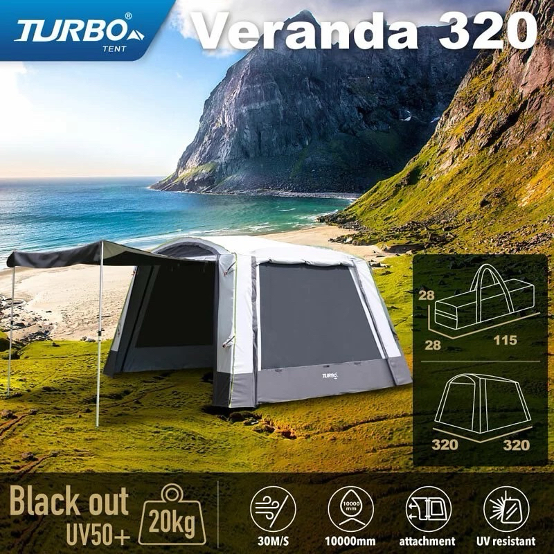 二手【TURBO TENT】 Veranda 320 客廳露營帳篷