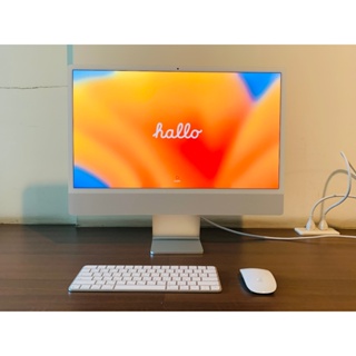 台中 iMac 24吋 4.5K Retina M1 8G 256G 銀色 Apple 蘋果電腦 8C8G