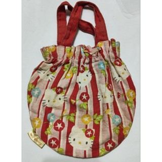 Sanrio 三麗鷗 2008 kitty 和風系列 手提袋/手提包 17.5×27$399