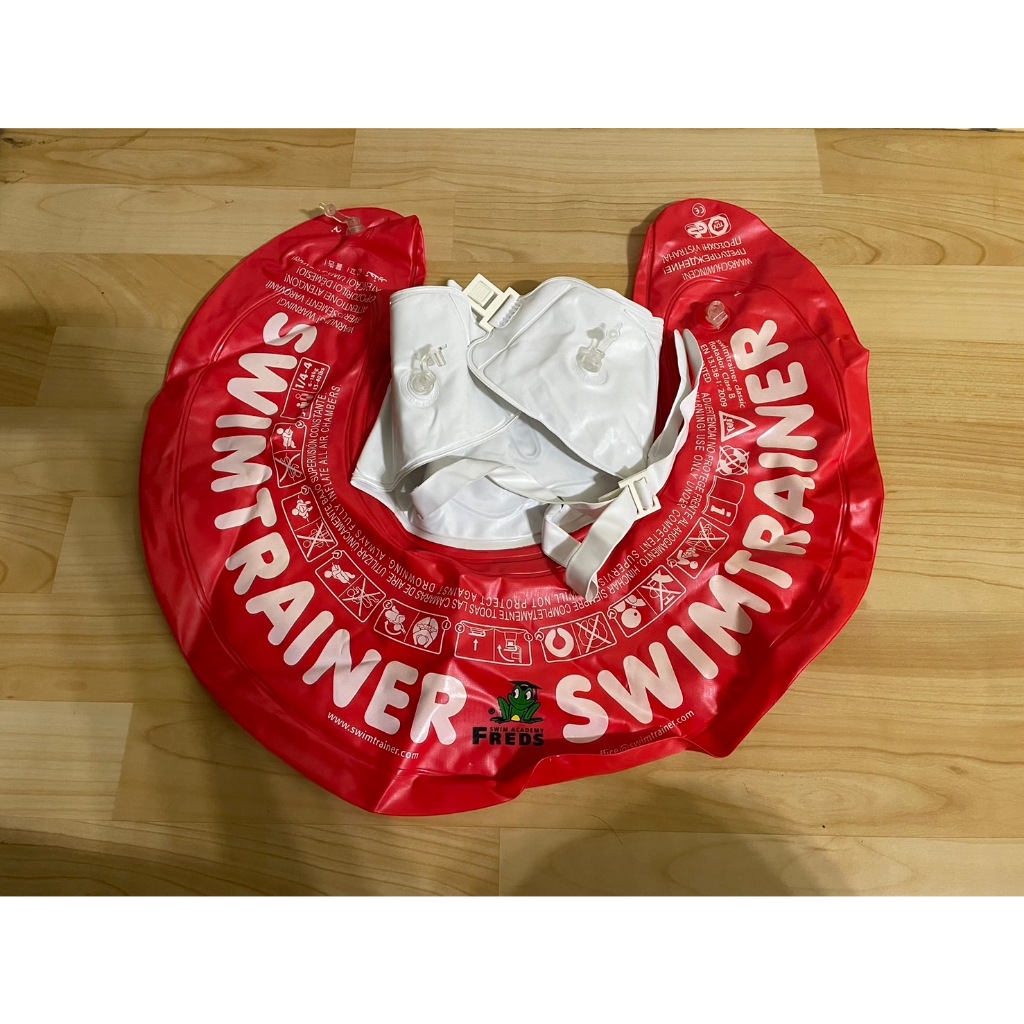 (二手良品)德國 SWIMTRAINER  紅色泳圈-適用3m-4y [6-18kg]