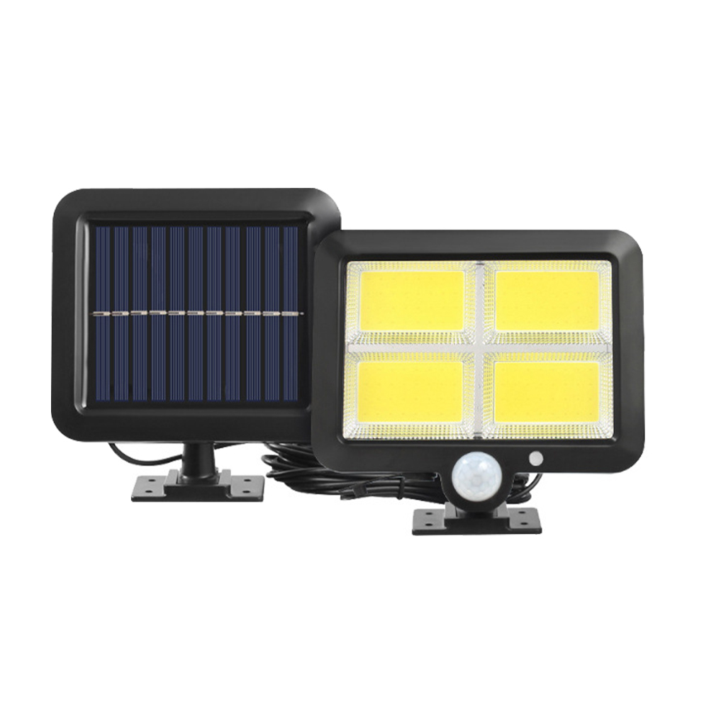 【太陽能百貨】K-57 太陽能感應燈 128LED高亮度 太陽能紅外線感應燈 人體感應燈 照明燈 投射燈